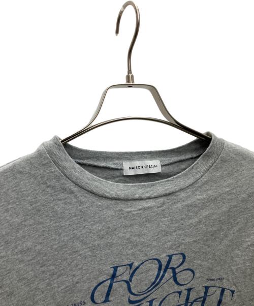 MAISON SPECIAL（メゾンスペシャル）MAISON SPECIAL (メゾンスペシャル) 半袖カットソー グレー サイズ:SIZEFREEの古着・服飾アイテム