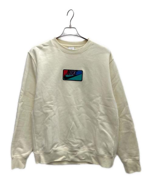 NIKE（ナイキ）NIKE (ナイキ) スウェットプルオーバー アイボリー サイズ:XLの古着・服飾アイテム