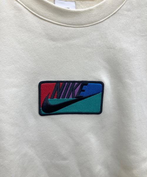 NIKE（ナイキ）NIKE (ナイキ) スウェットプルオーバー アイボリー サイズ:XLの古着・服飾アイテム