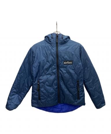 WILD THINGS フード付きナイロンジャケット 青 リバーシブル 中古・古着通販】WILD THINGS (ワイルドシングス) リバーシブル