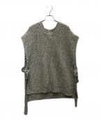 COELコエル）の古着「ミックス畔オーバーベスト」｜グレー