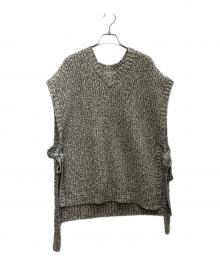 COEL（コエル）の古着「ミックス畔オーバーベスト」｜グレー