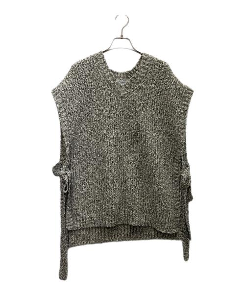 COEL（コエル）COEL (コエル) ミックス畔オーバーベスト グレー サイズ:SIZEFREEの古着・服飾アイテム