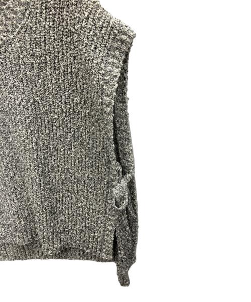 COEL（コエル）COEL (コエル) ミックス畔オーバーベスト グレー サイズ:SIZEFREEの古着・服飾アイテム