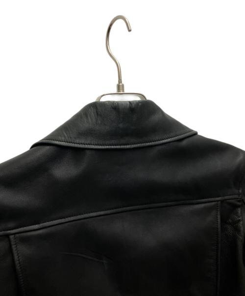 upper hights（アッパーハイツ）upper hights (アッパーハイツ) ラムレザージャケット ブラック サイズ:SIZE1の古着・服飾アイテム