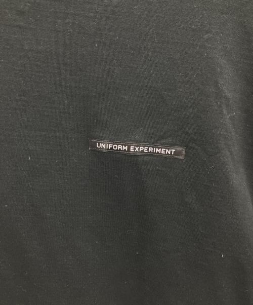 uniform experiment（ユニフォームエクスペリメント）uniform experiment (ユニフォームエクスペリメント) 長袖カットソー ブラック サイズ:SIZE3の古着・服飾アイテム