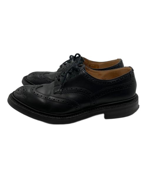 Tricker's（トリッカーズ）Tricker's (トリッカーズ) ウィングチップシューズ ブラック サイズ:8　1/2の古着・服飾アイテム