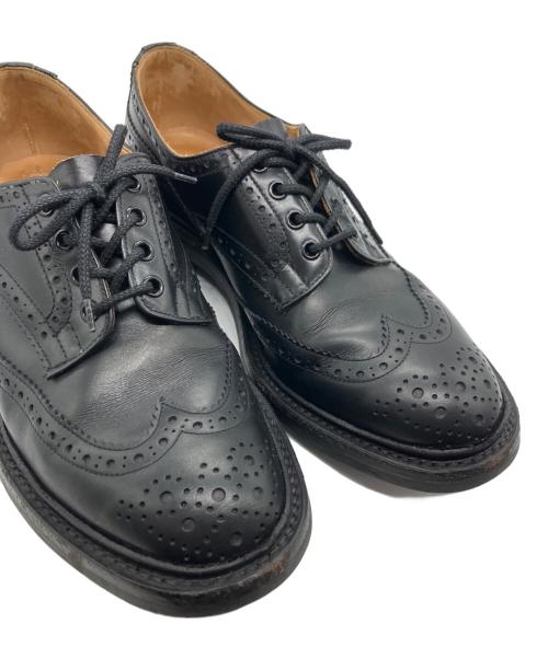 Tricker's（トリッカーズ）Tricker's (トリッカーズ) ウィングチップシューズ ブラック サイズ:8　1/2の古着・服飾アイテム