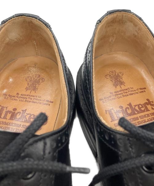 Tricker's（トリッカーズ）Tricker's (トリッカーズ) ウィングチップシューズ ブラック サイズ:8　1/2の古着・服飾アイテム