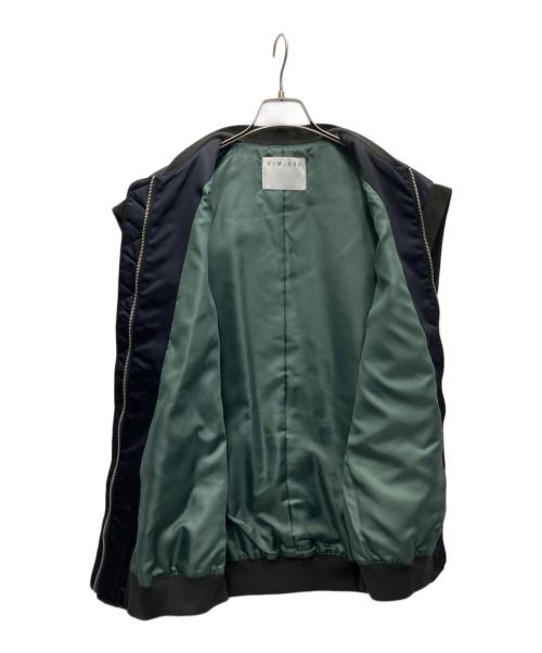RIM.ARK（リムアーク）RIM.ARK (リムアーク) MA－1 vest ネイビー サイズ:SIZEFREEの古着・服飾アイテム