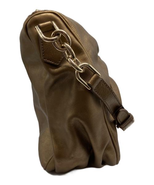 FENDI（フェンディ）FENDI (フェンディ) ショルダーバッグ ゴールドの古着・服飾アイテム