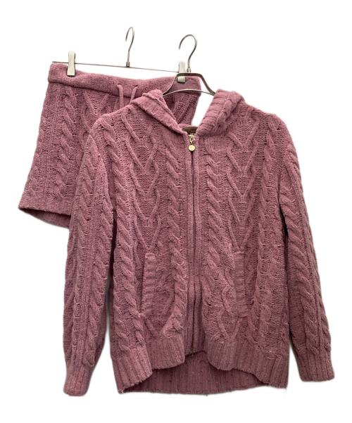 gelato pique（ジェラートピケ）gelato pique (ジェラートピケ) セットアップルームウェア ピンク サイズ:SIZEFREEの古着・服飾アイテム