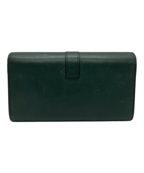 Yves Saint Laurent（イヴサンローラン）Yves Saint Laurent (イヴサンローラン) 長財布 グリーンの古着・服飾アイテム