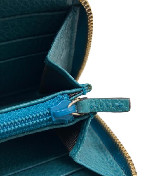 GUCCI（グッチ）GUCCI (グッチ) 長財布 ベージュ×グリーンの古着・服飾アイテム