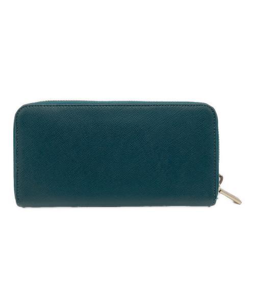 Kate Spade（ケイトスペード）Kate Spade (ケイトスペード) ステイシー カラーブロック ラージ コンチネンタル ウォレット グリーン×ベージュの古着・服飾アイテム