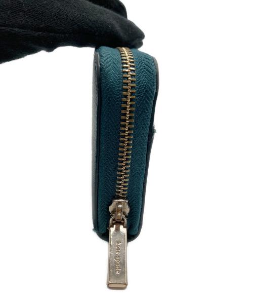 Kate Spade（ケイトスペード）Kate Spade (ケイトスペード) ステイシー カラーブロック ラージ コンチネンタル ウォレット グリーン×ベージュの古着・服飾アイテム