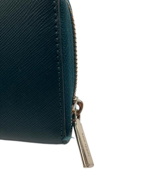 Kate Spade（ケイトスペード）Kate Spade (ケイトスペード) ステイシー カラーブロック ラージ コンチネンタル ウォレット グリーン×ベージュの古着・服飾アイテム