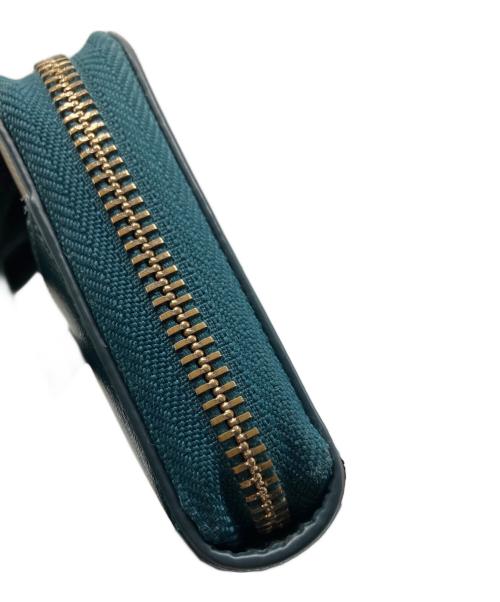 Kate Spade（ケイトスペード）Kate Spade (ケイトスペード) ステイシー カラーブロック ラージ コンチネンタル ウォレット グリーン×ベージュの古着・服飾アイテム