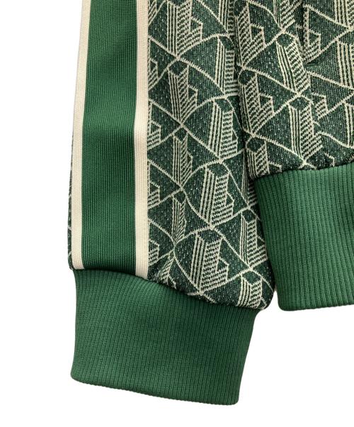 LACOSTE（ラコステ）LACOSTE (ラコステ) モノグラムジャカードトラックジャケット グリーン サイズ:XLの古着・服飾アイテム