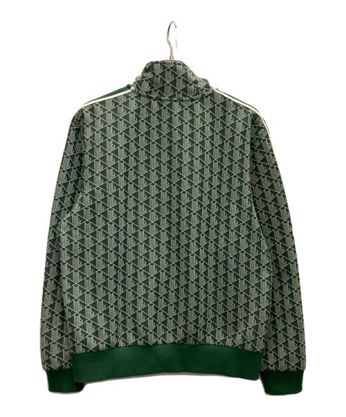 LACOSTE（ラコステ）LACOSTE (ラコステ) モノグラムジャカードトラックジャケット グリーン サイズ:XLの古着・服飾アイテム