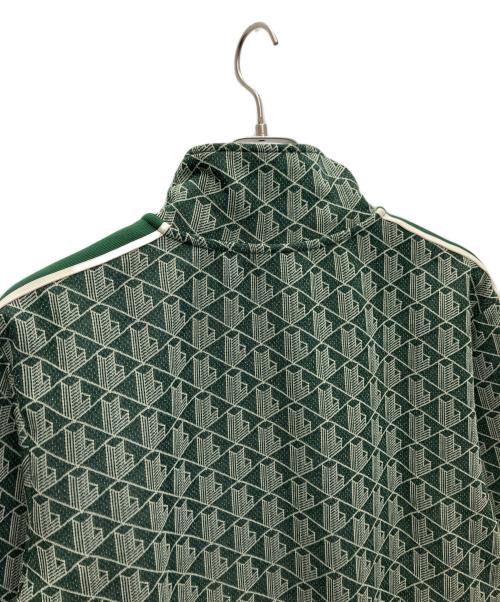 LACOSTE（ラコステ）LACOSTE (ラコステ) モノグラムジャカードトラックジャケット グリーン サイズ:XLの古着・服飾アイテム