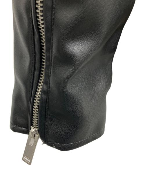 ZARA（ザラ）ZARA (ザラ) ダブルライダースジャケット ブラック サイズ:Ｍの古着・服飾アイテム