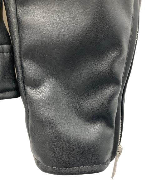 ZARA（ザラ）ZARA (ザラ) ダブルライダースジャケット ブラック サイズ:Ｍの古着・服飾アイテム