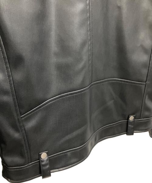 ZARA（ザラ）ZARA (ザラ) ダブルライダースジャケット ブラック サイズ:Ｍの古着・服飾アイテム