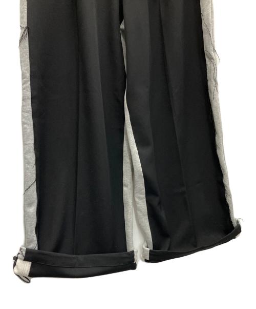 SLY（スライ）SLY (スライ) SW DOCKING STRAIGHT グレー×ブラック サイズ:Ｍの古着・服飾アイテム