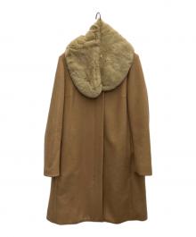 SLOBE IENA（スローブ イエナ）の古着「ノーカラーコート」｜ブラウン