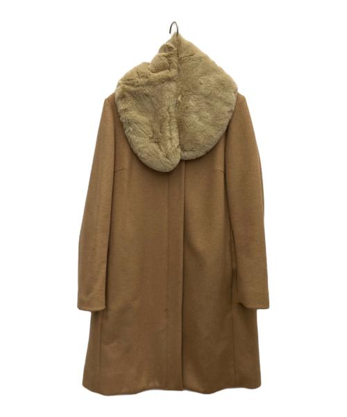 SLOBE IENA（スローブ イエナ）SLOBE IENA (スローブ イエナ) ノーカラーコート ブラウン サイズ:SIZE40の古着・服飾アイテム