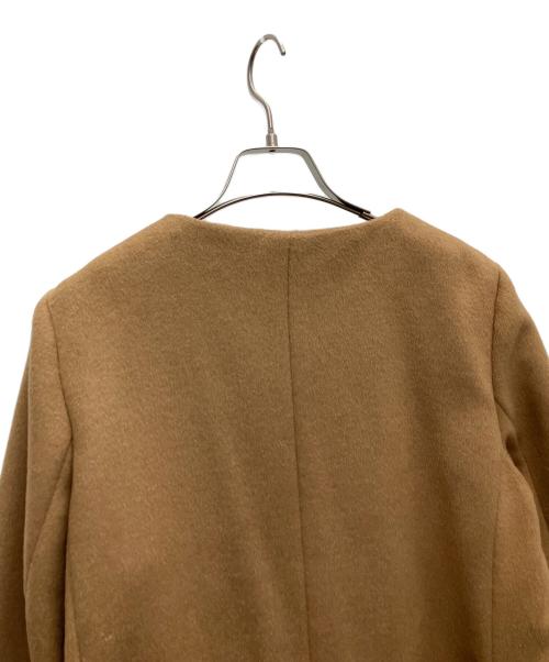 SLOBE IENA（スローブ イエナ）SLOBE IENA (スローブ イエナ) ノーカラーコート ブラウン サイズ:SIZE40の古着・服飾アイテム