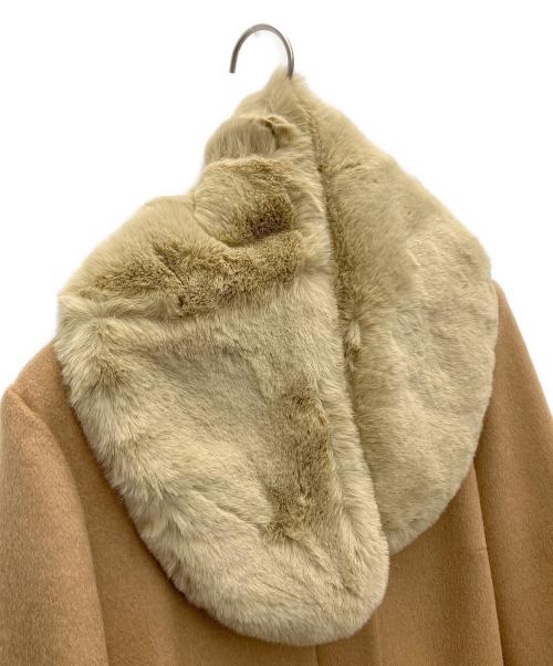 SLOBE IENA（スローブ イエナ）SLOBE IENA (スローブ イエナ) ノーカラーコート ブラウン サイズ:SIZE40の古着・服飾アイテム