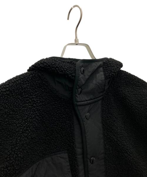 GU（ジーユー）GU (ジーユー) Engineered Garments (エンジニアドガーメンツ) ボアジャケット ブラック サイズ:M 未使用品の古着・服飾アイテム
