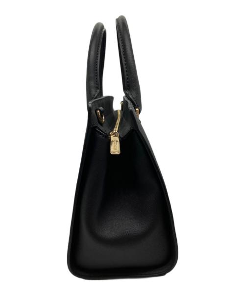 MICHAEL KORS（マイケル・コース）MICHAEL KORS (マイケル・コース) セルマ ミディアム サッチェル ハンドバッグ ブラックの古着・服飾アイテム