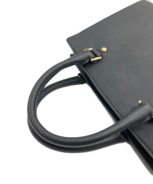 MICHAEL KORS（マイケル・コース）MICHAEL KORS (マイケル・コース) セルマ ミディアム サッチェル ハンドバッグ ブラックの古着・服飾アイテム