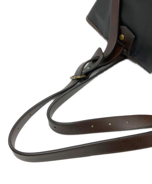 COACH（コーチ）COACH (コーチ) トートバッグ ブラック×ブラウンの古着・服飾アイテム