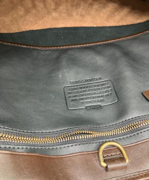 COACH（コーチ）COACH (コーチ) トートバッグ ブラック×ブラウンの古着・服飾アイテム