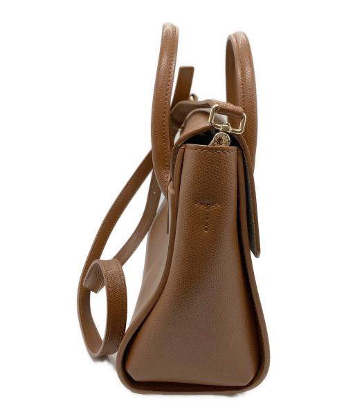 FURLA（フルラ）FURLA (フルラ) 2WAYショルダーバッグ ブラウンの古着・服飾アイテム