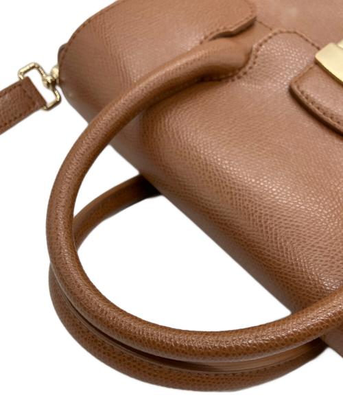 FURLA（フルラ）FURLA (フルラ) 2WAYショルダーバッグ ブラウンの古着・服飾アイテム