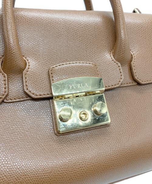 FURLA（フルラ）FURLA (フルラ) 2WAYショルダーバッグ ブラウンの古着・服飾アイテム