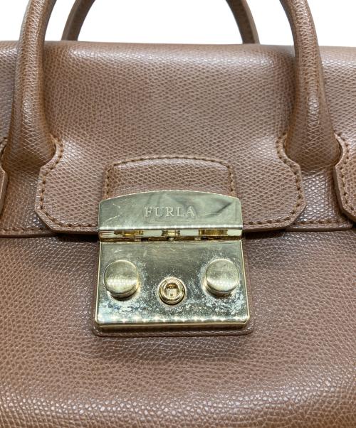 FURLA（フルラ）FURLA (フルラ) 2WAYショルダーバッグ ブラウンの古着・服飾アイテム