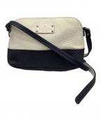 Kate Spadeケイトスペード）の古着「ショルダーポーチ」｜ホワイト×ネイビー