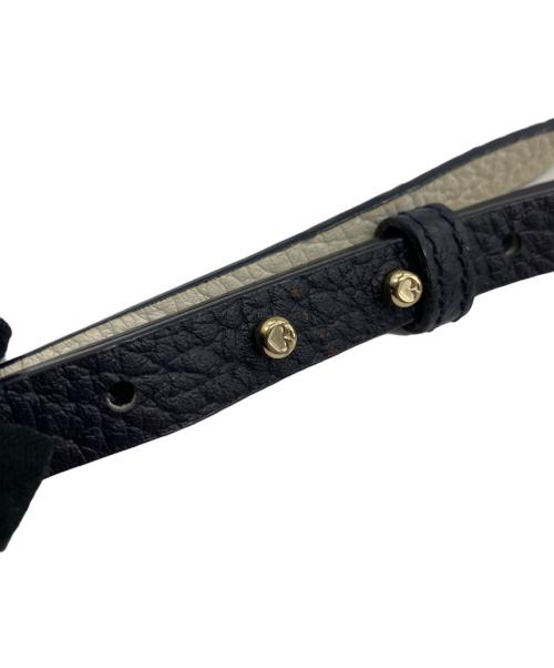 Kate Spade（ケイトスペード）Kate Spade (ケイトスペード) ショルダーポーチ ホワイト×ネイビーの古着・服飾アイテム