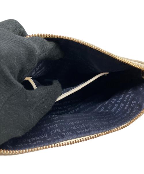 Kate Spade（ケイトスペード）Kate Spade (ケイトスペード) ショルダーポーチ ホワイト×ネイビーの古着・服飾アイテム