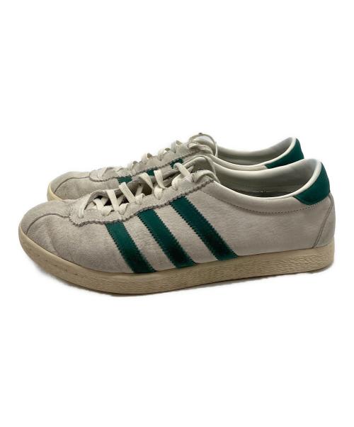 adidas（アディダス）adidas (アディダス) タバコ ホワイト グリーン×ホワイト サイズ:27の古着・服飾アイテム