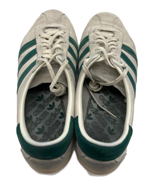 adidas（アディダス）adidas (アディダス) タバコ ホワイト グリーン×ホワイト サイズ:27の古着・服飾アイテム