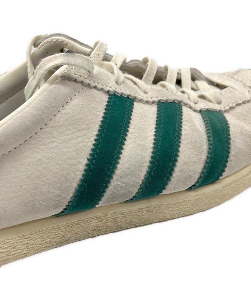 adidas（アディダス）adidas (アディダス) タバコ ホワイト グリーン×ホワイト サイズ:27の古着・服飾アイテム