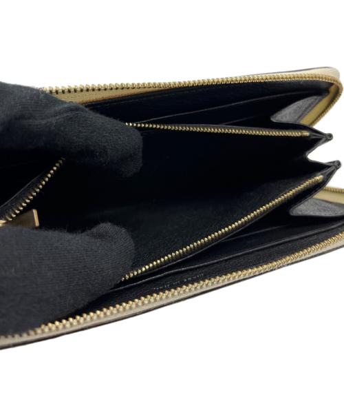 CELINE（セリーヌ）CELINE (セリーヌ) ラウンドファスナー財布 アイボリーの古着・服飾アイテム