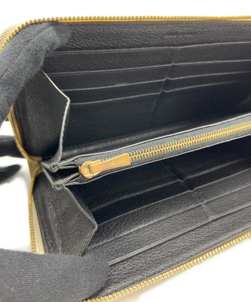 CELINE（セリーヌ）CELINE (セリーヌ) ラウンドファスナー財布 アイボリーの古着・服飾アイテム